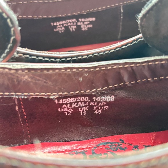 Red Tape Men's Cordovan Patent Leather Pointed Toe Loafer Dress Shoes 12 US - Picture 10 of 15